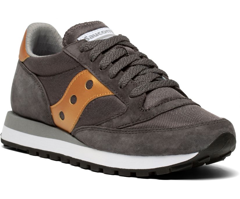 Saucony Jazz 81 Women's Originals Grey / Gold | Canada 020ZUTG